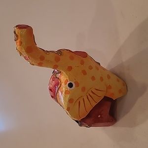 Colorful wood elephant 🐘